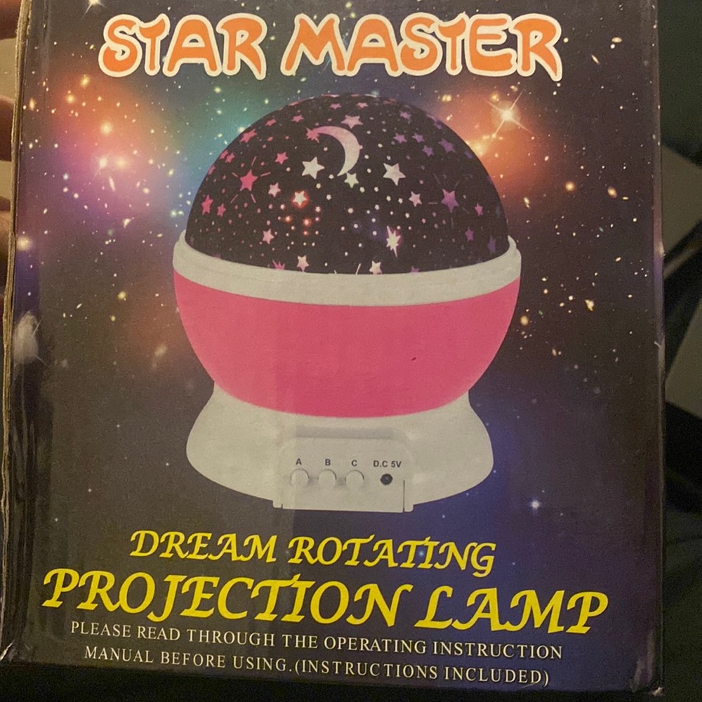 STAR MASTER : Dream rotating projection lamp